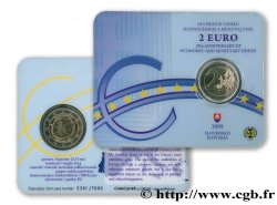 SLOVAQUIE Coin-Card 2 Euro 10ème ANNIVERSAIRE DE L’EURO 2009 Kremnica