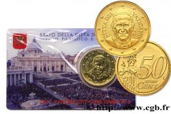 VATIKAN Coin-Card (n°6) 50 Cent PLACE SAINT-PIERRE
 2015 Rome