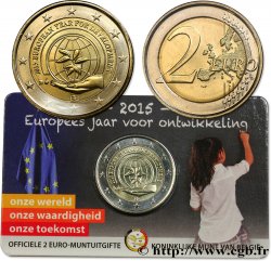 BELGIEN Coin-card 2 Euro 2015 : ANNÉE EUROPÉENNE DU DÉVELOPPEMENT  2015 Bruxelles