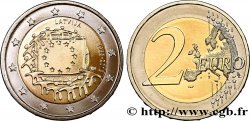 LETTONIA 2 Euro 30e ANNIVERSAIRE DU DRAPEAU EUROPÉEN 2015 