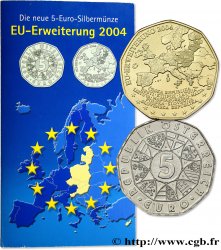 AUTRICHE 5 Euro ÉLARGISSEMENT DE L’UNION EUROPÉENNE 2004 Vienne