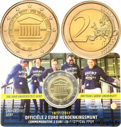 BELGIEN Coin-card 2 Euro UNIVERSITÉ DE GENT 2017 Bruxelles