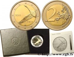FINLAND Belle Épreuve 2 Euro BICENTENAIRE DE LA BANQUE DE FINLANDE 2011 Proof set