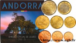 ANDORRA (PRINCIPALITY) SÉRIE Euro BRILLANT UNIVERSEL  2015 