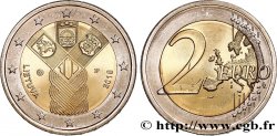LITUANIE 2 Euro CENTENAIRE DES ÉTATS BALTES 2018 