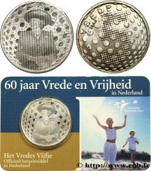 PAYS-BAS Coin-Card 5 Euro 60 ANS DE PAIX ET LIBERTÉ 2005 Utrecht 