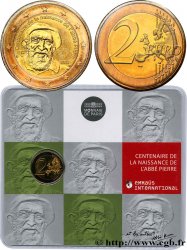FRANCIA Coin-Card 2 Euro CENTENAIRE DE LA NAISSANCE DE L’ABBE PIERRE 2012 Pessac