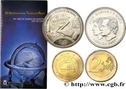 SPAIN Blister 2 Euro et 12 Euro CINQUANTENAIRE DU TRAITÉ DE ROME 2007 Madrid