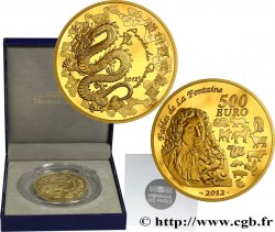 FRANCE Belle Épreuve 500 Euro ANNÉE DU DRAGON 2012 Pessac