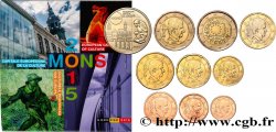 BELGIQUE SÉRIE Euro BRILLANT UNIVERSEL - Mons 2015 (10 pièces) 2015 Bruxelles