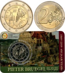 BÉLGICA Coin-card 2 Euro PIETER BRUEGEL - Version flamande 2019  