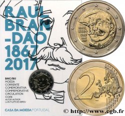 PORTUGAL Coin-Card 2 Euro RAUL BRANDAO 2017 Lisbonne Lisbonne