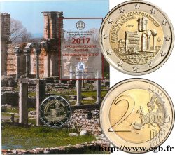 GRECIA Coin-Card 2 Euro SITE ARCHÉOLOGIQUE DE PHILIPPES 2017 Athènes Athènes