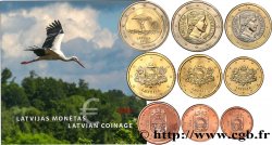LETTONIA SÉRIE Euro BRILLANT UNIVERSEL - La Cigogne 2015 