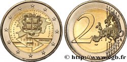ANDORRE (PRINCIPAUTÉ) 2 Euro 25e ANNIVERSAIRE DE LA SIGNATURE DE L ACCORD DOUANIER AVEC L UNION EUROPÉENNE  2015 