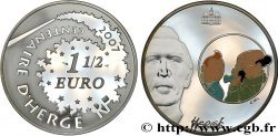 FRANCE Belle Épreuve 1 Euro 1/2 TINTIN ET LE PROFESSEUR TOURNESOL 2007 Pessac