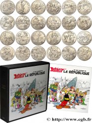 FRANCE Coffret 24 X 10 EUROS - ASTÉRIX ET LES VALEURS DE LA RÉPUBLIQUE 2015 Pessac