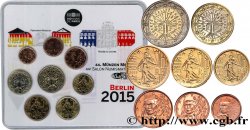 FRANCE SÉRIE Euro BRILLANT UNIVERSEL - Salon de Berlin - World Money Fair 2015 