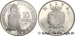 MALTA Belle Épreuve 10 Euro AUBERGE DE CASTILLE 2008 Utrecht