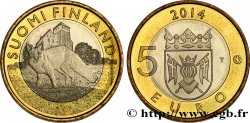 FINLANDE 5 Euro PROPER (série animaux) 2014 Vanda
