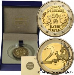 FRANCE Belle Épreuve 2 Euro 50 ANS DU TRAITÉ DE L&nbsp;ÉLYSÉE 2013 Pessac