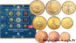 ITALY SÉRIE Euro BRILLANT UNIVERSEL (9 pièces) 2010 Rome