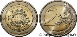 ESLOVENIA 2 Euro 10 ANS DES PIÈCES ET BILLETS EN EUROS  2012  