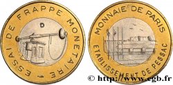 EUROPÄISCHE ZENTRALBANK Essai d alliage au module de 1 Euro avec poinçon D n.d. Pessac