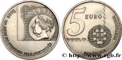 PORTUGAL 5 Euro 150e ANNIVERSAIRE DU TIMBRE POSTE PORTUGAIS 2003 Lisbonne