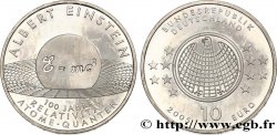 ALLEMAGNE 10 Euro ALBERT EINSTEIN - CENTENAIRE DE LA RELATIVITÉ 2005 Hambourg J
