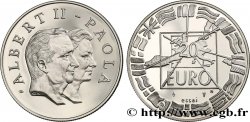 PAYS-BAS “Essai” 20 Euro ALBERT II - PAOLA n.d. SPL