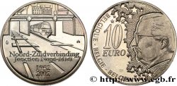BELGIUM 10 Euro LES CHEMINS DE FER DE BRUXELLES 2002 Bruxelles