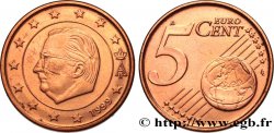 BELGIO 5 Cent ALBERT II, coin cassé  1999 Bruxelles