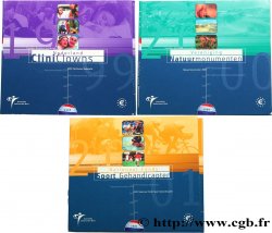 NIEDERLANDE Lot de 3 SÉRIE Euro BRILLANT UNIVERSEL  1999-2001