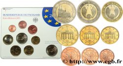 GERMANY SÉRIE Euro BRILLANT UNIVERSEL  2011 Hambourg J