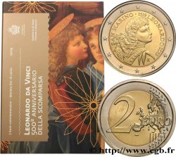 SAN MARINO Blister BU 2 Euro LÉONARD DE VINCI 2019 Rome