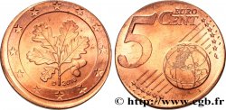 ALLEMAGNE 5 Cent Rameau de Chêne frappée sur un flan de 2 Cent 2019 SUP