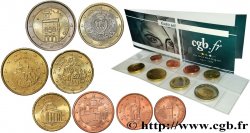 SAN MARINO LOT DE 8 PIÈCES EURO (1 Cent - 2 Euro Domus Magna) 2003 Rome