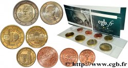 AUTRICHE LOT DE 8 PIÈCES EURO (1 Cent - 2 Euro Von Suttner) 2008 Vienne 