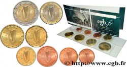 IRELAND REPUBLIC LOT DE 8 PIÈCES EURO (1 Cent - 2 Euro Harpe) 2014 MS