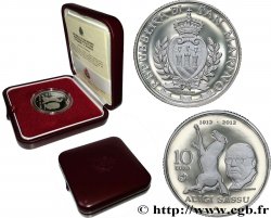 SAN MARINO Belle Épreuve 10 Euro ALIGI SASSU 2012 Rome 