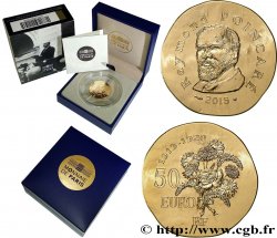 FRANCE Belle Épreuve 50 Euro or RAYMOND POINCARE (1/4 once) 2015 Pessac