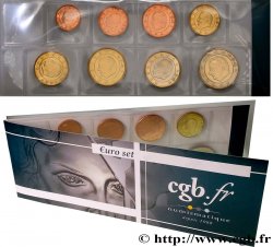 BÉLGICA LOT DE 8 PIÈCES EURO (1 Cent - 2 Euro Albert II) 1999 Bruxelles Bruxelles