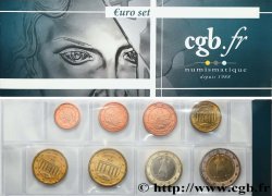 GERMANY LOT DE 8 PIÈCES EURO (1 Cent - 2 Euro Aigle héraldique) 2002 Munich D