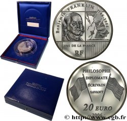 FRANCIA Belle Épreuve 20 Euro BENJAMIN FRANKLIN 2006  
