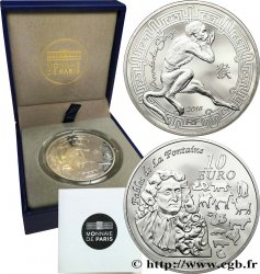 FRANKREICH Belle Épreuve 10 Euro ANNÉE DU SINGE 2016 