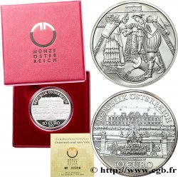 AUTRICHE Belle Épreuve 10 Euro CHÂTEAU DE HOF 2003 SPL