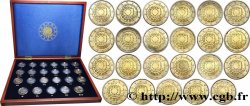 BANCO CENTRAL EUROPEO Coffret 23 x 2 Euro 30e ANNIVERSAIRE DE L’UNION EUROPÉENNE 2015 BU
