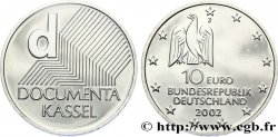 GERMANIA Belle épreuve 10 Euro DOCUMENTA KASSEL 2002 Hambourg J