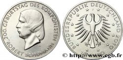 GERMANIA Belle épreuve 10 Euro “200 ANS DE LA NAISSANCE DE ROBERT SCHUMANN” 2010 Hambourg J